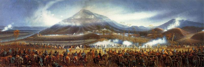 James Walker The Battle of Lookout Mountain,November 24,1863 Spain oil painting art
